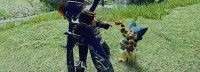 《怪猎崛起》艾露猫互动演示 狩猎累了就来逗逗猫吧