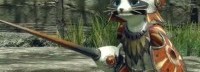 《怪物猎人：崛起》伞鸟套装展示 羽毛材质橙白配色