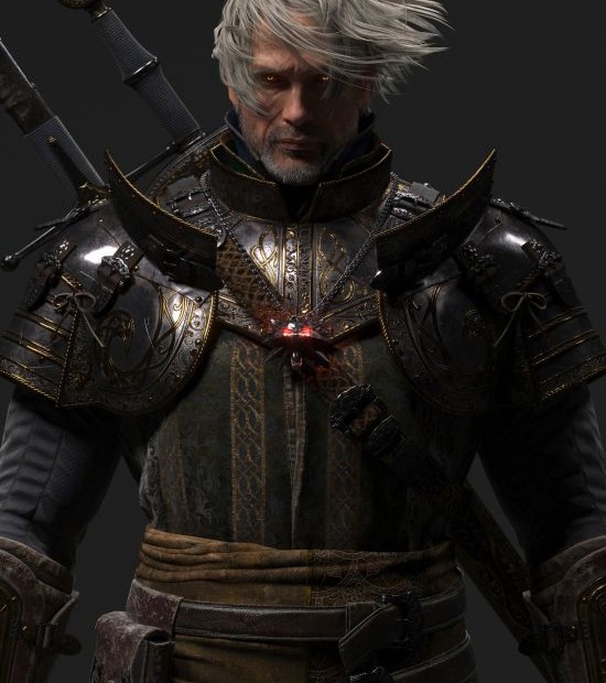 大神制拔叔版巫师白狼3d图猫眼配白发帅炸