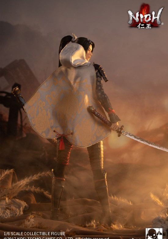 仁王立花訚千代超帅手办女武士带刀英姿飒爽