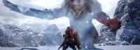 《怪物猎人：崛起》雪鬼兽演示 挥舞冰刃魄力十足