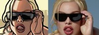 网友高清再现《GTA：SA》封面女孩 3D版红唇女郎